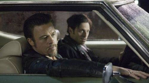 Brad Pitt and Scoot McNairy in Killing Them Softly
